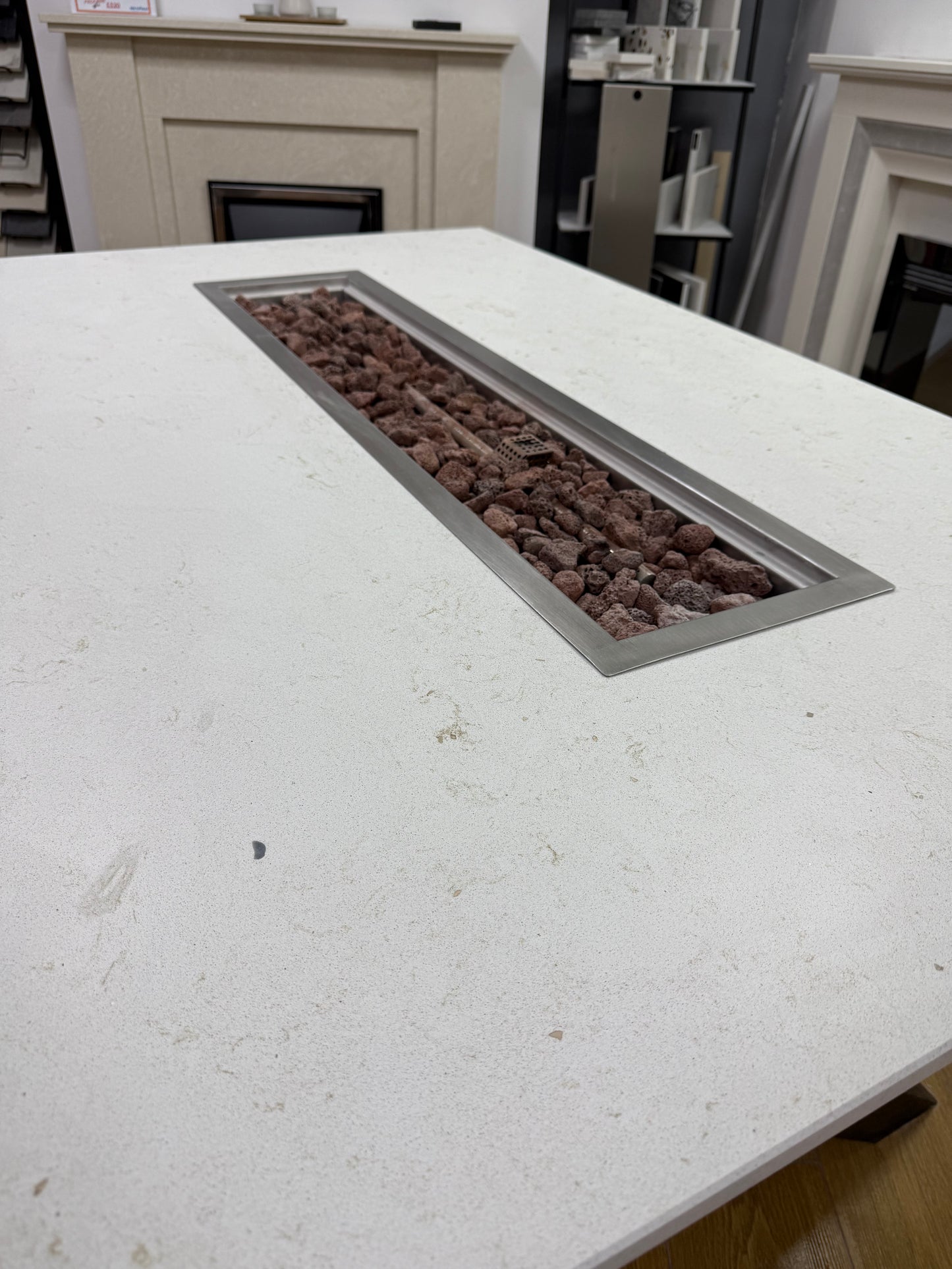 Dining Table with Gas Burner