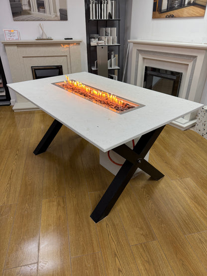 Dining Table with Gas Burner