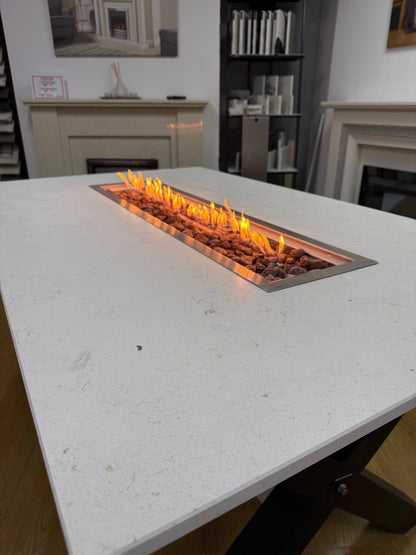 Dining Table with Gas Burner
