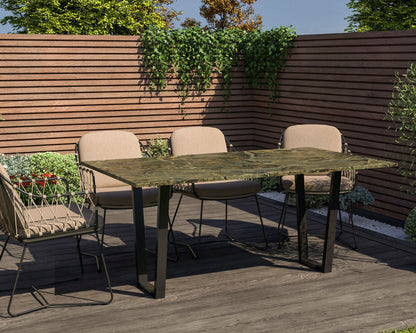 Trapezium Outdoor Dining Table