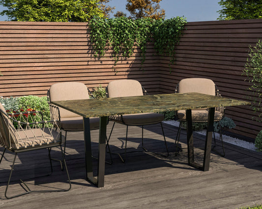 Trapezium Outdoor Dining Table