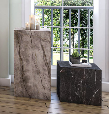 Outdoor Pedestal Accent Table