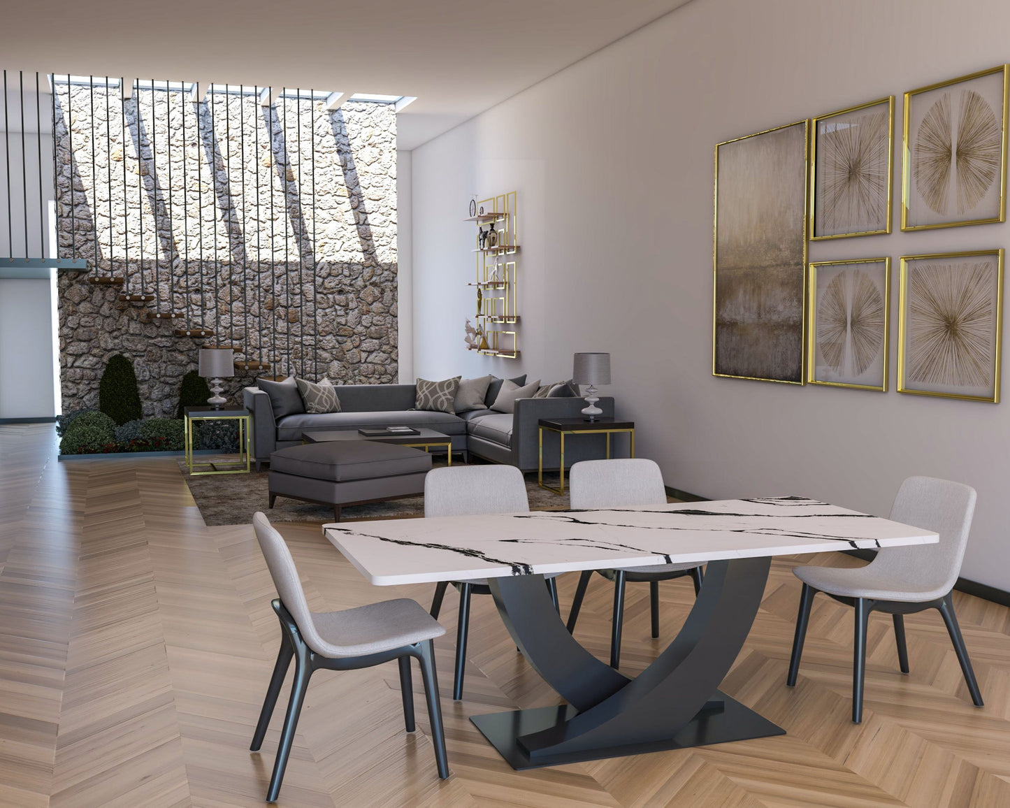 Windsor Curved Dining Table