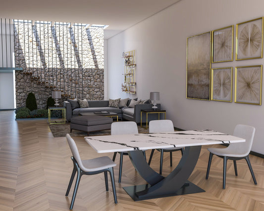 Windsor Curved Dining Table