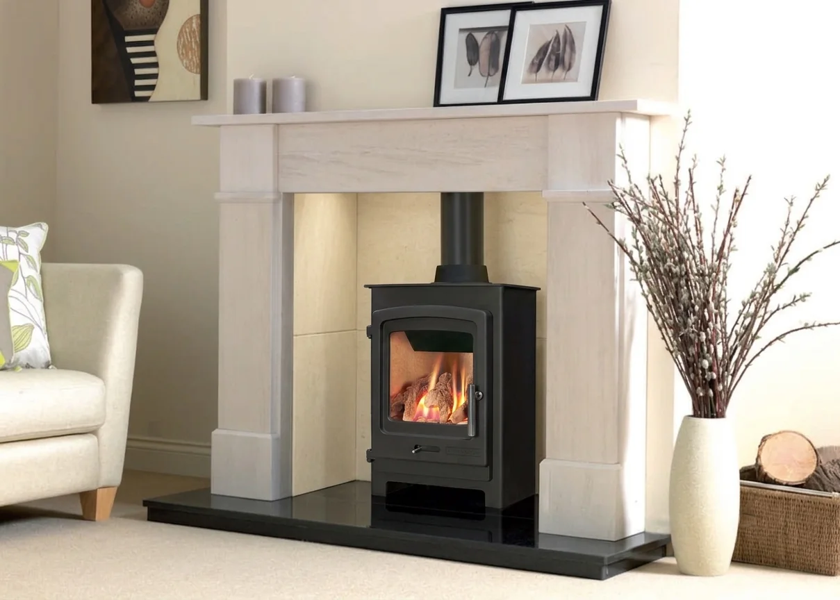 Westminster Limestone Fireplace by Sontuoso Stone