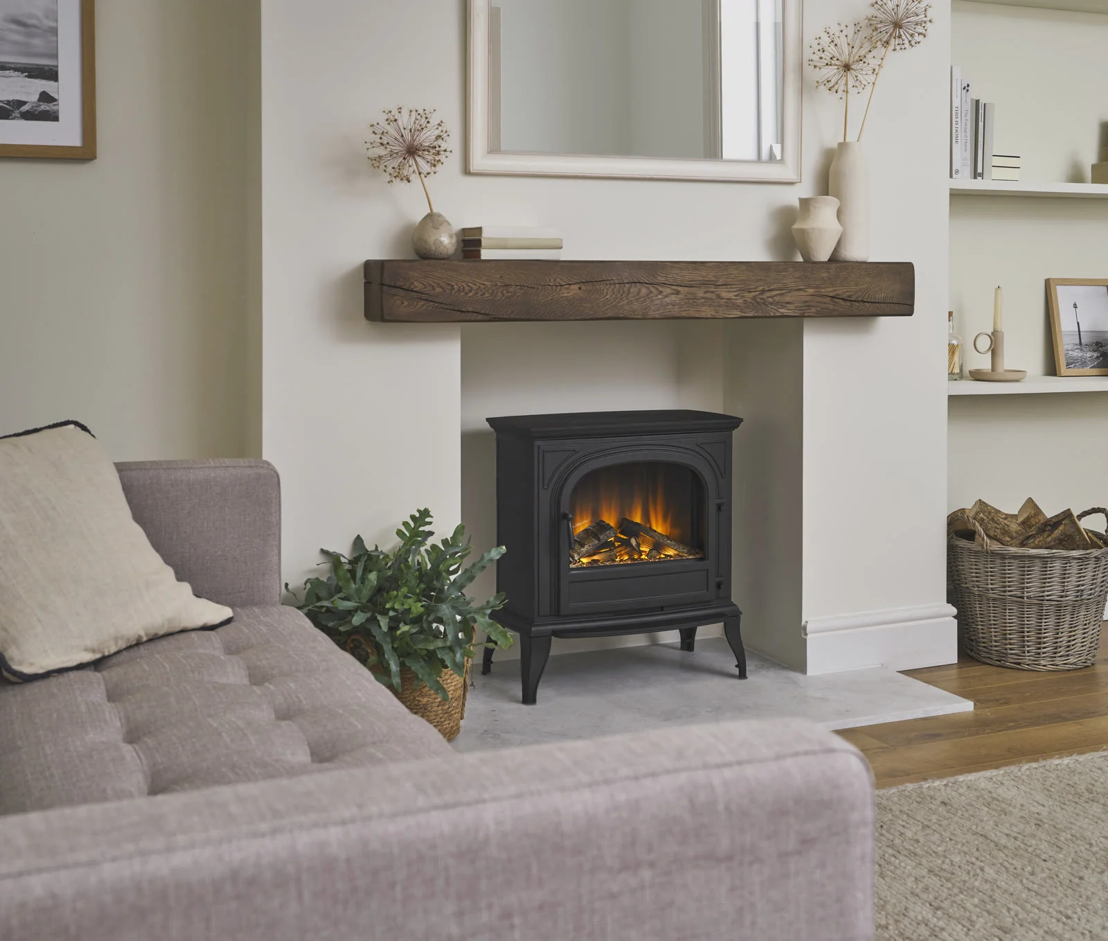 British Fires Hinton Electric Stove by Sontuoso Stone