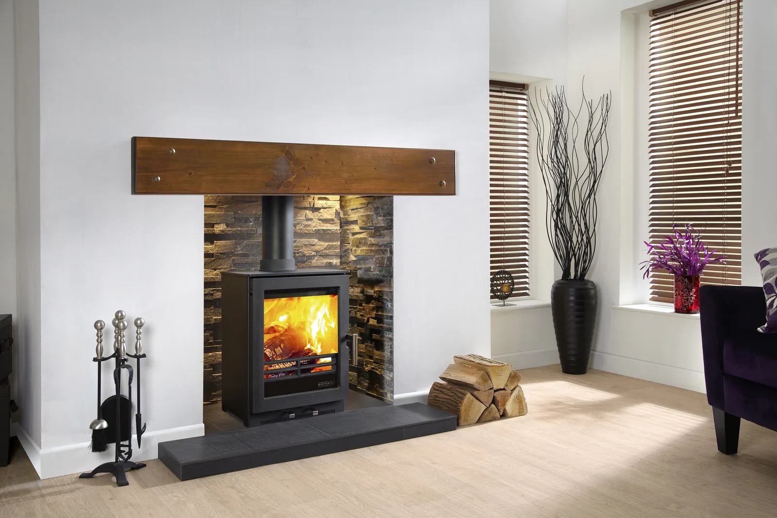 Portway Arundel Deluxe Multifuel Stove by Sontuoso Stone