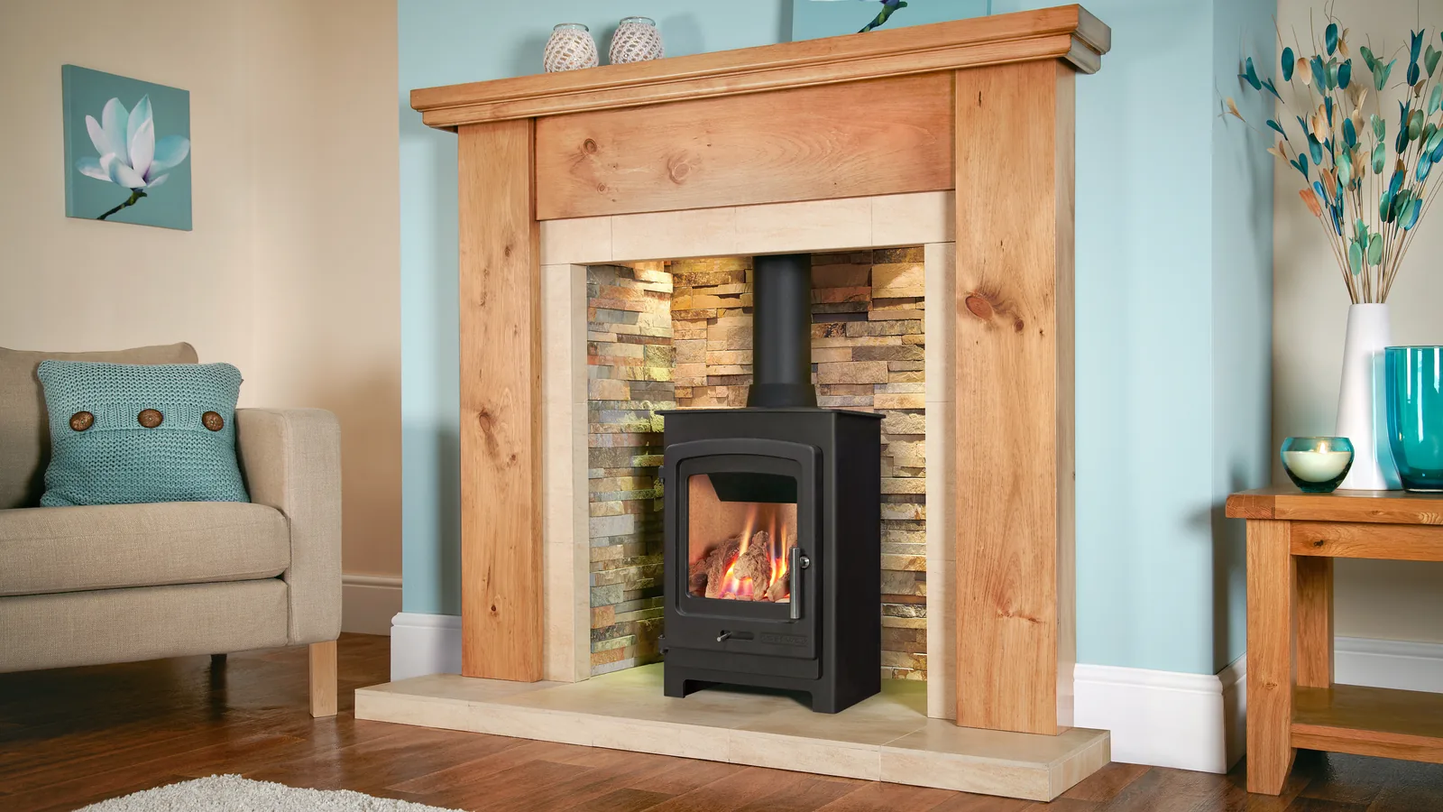 Portway P1 Contemporary Gas Stove by Sontuoso Stone