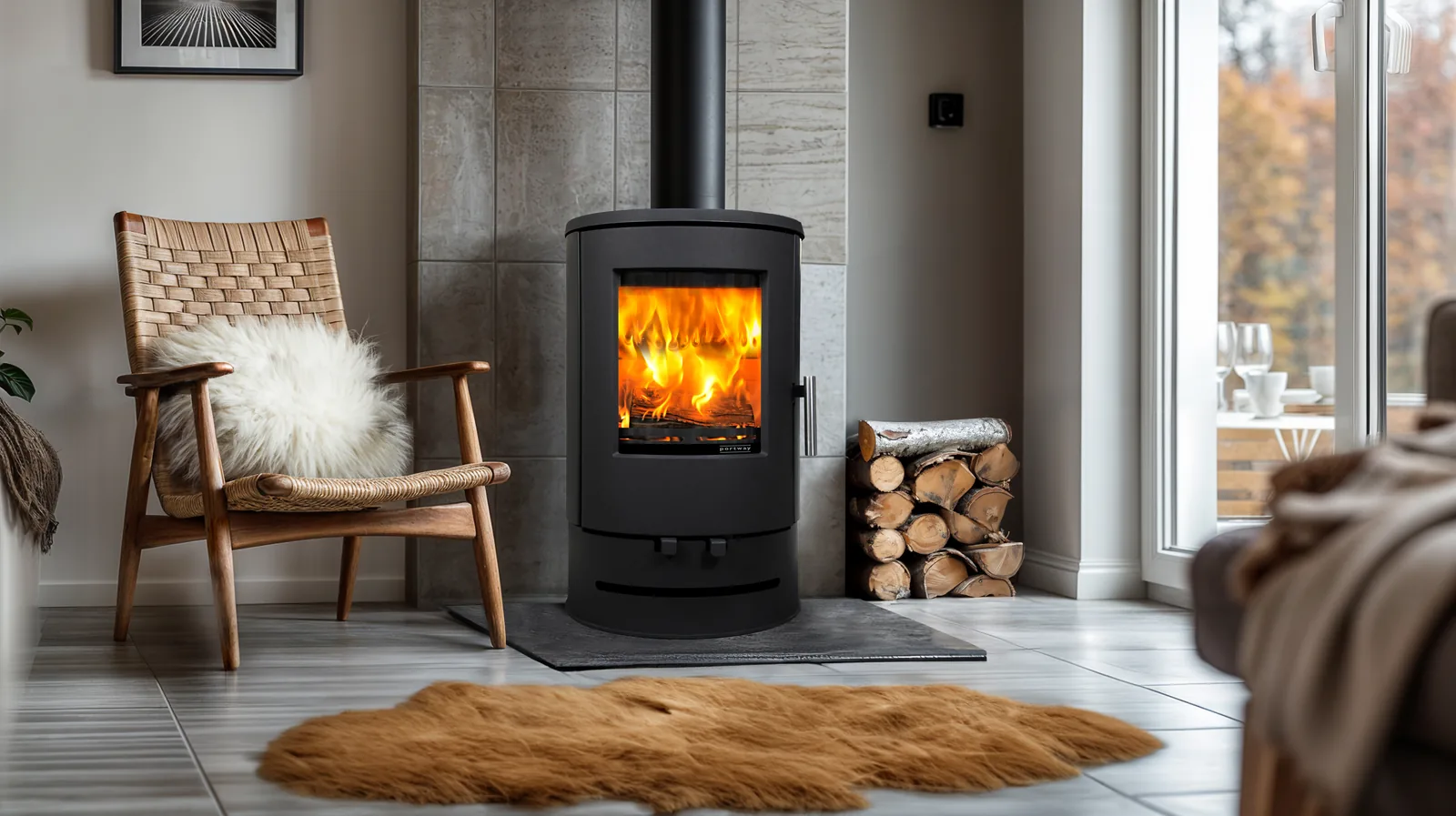 Portway PB1000 Multifuel Stove by Sontuoso Stone