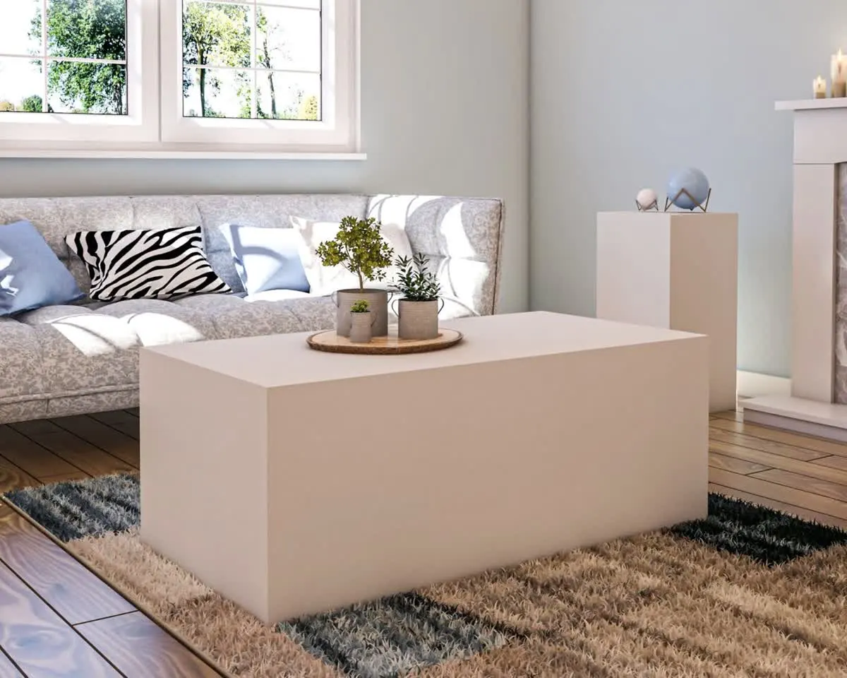 Round Coffee Table in solid stone